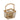 Panier poignet metal et jute